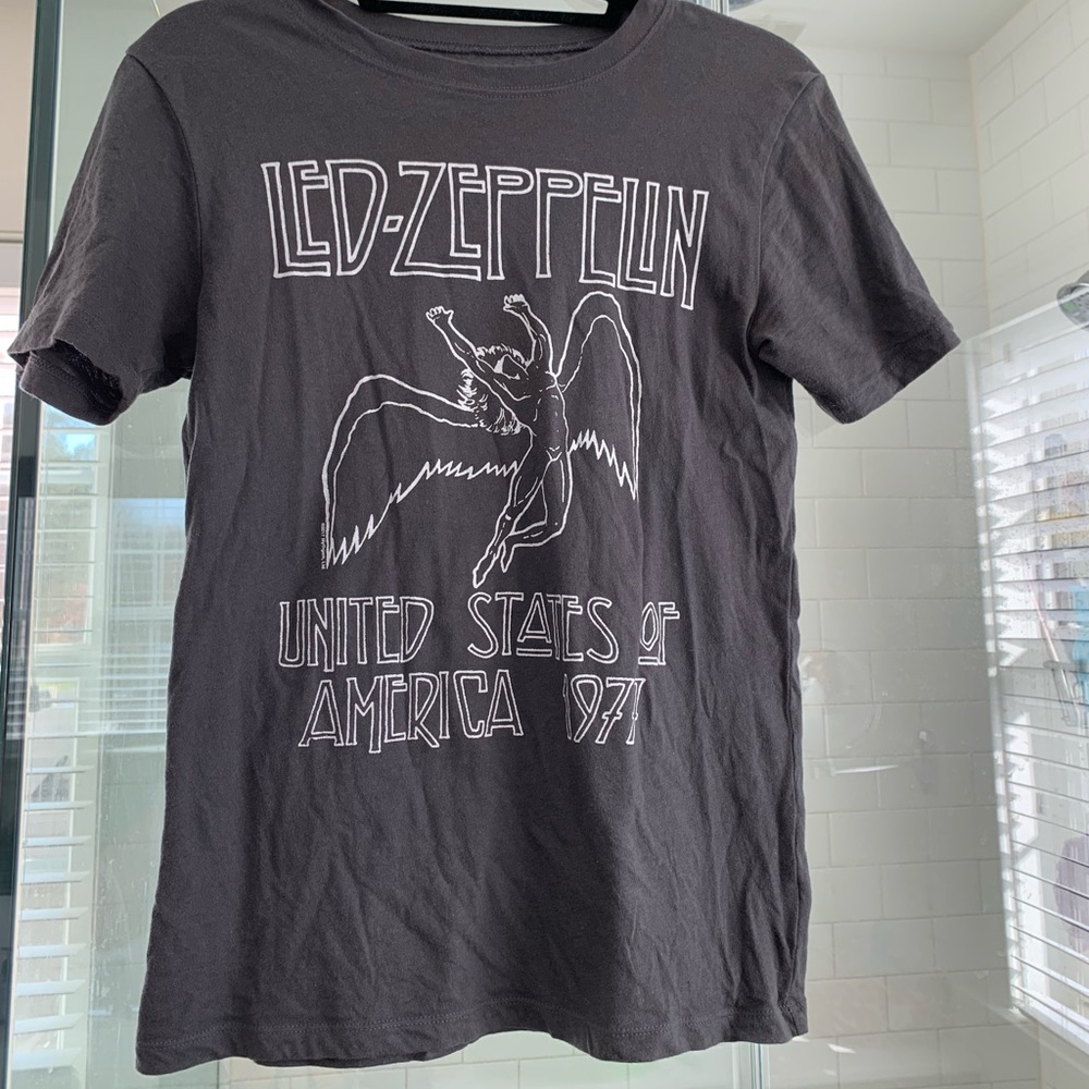 Gray Led Zeppelin tee